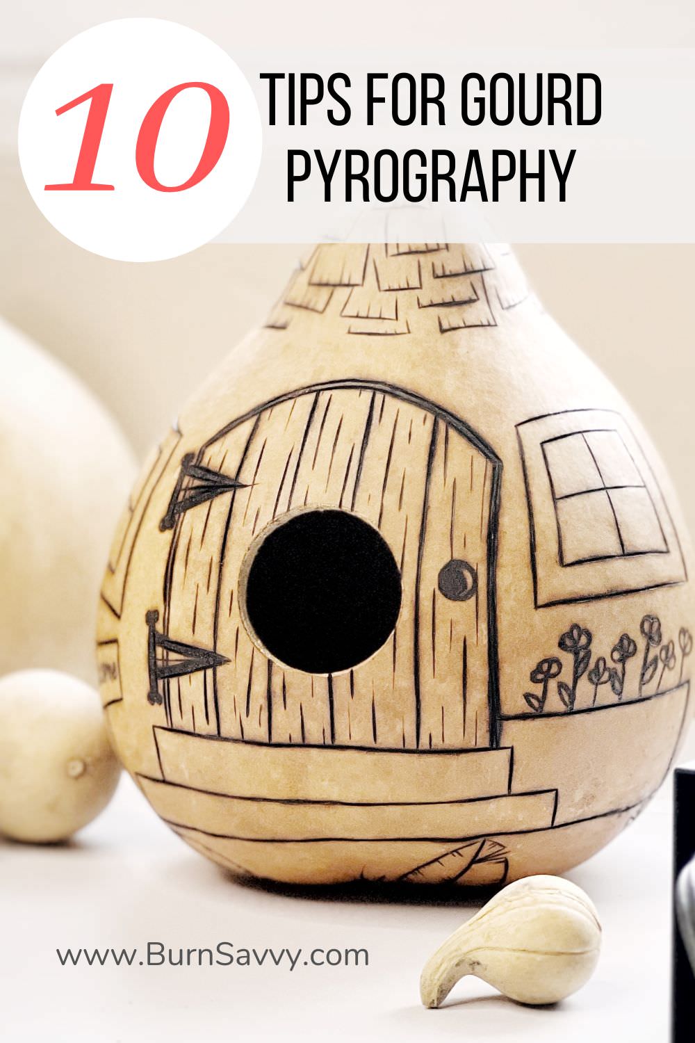 Gourd pyrography shop