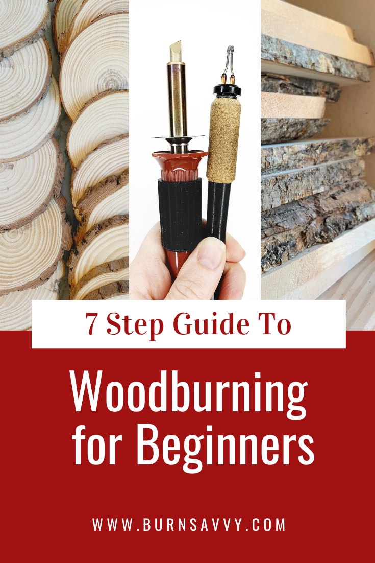 wood burning for beginners - 7 step guide