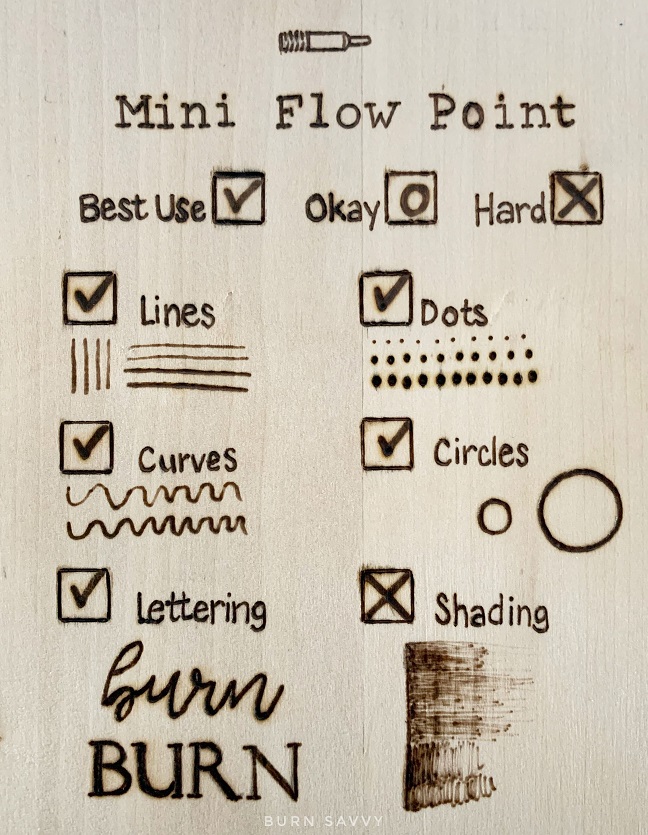 Wood Burning Tips: Using the Mini Flow Point
